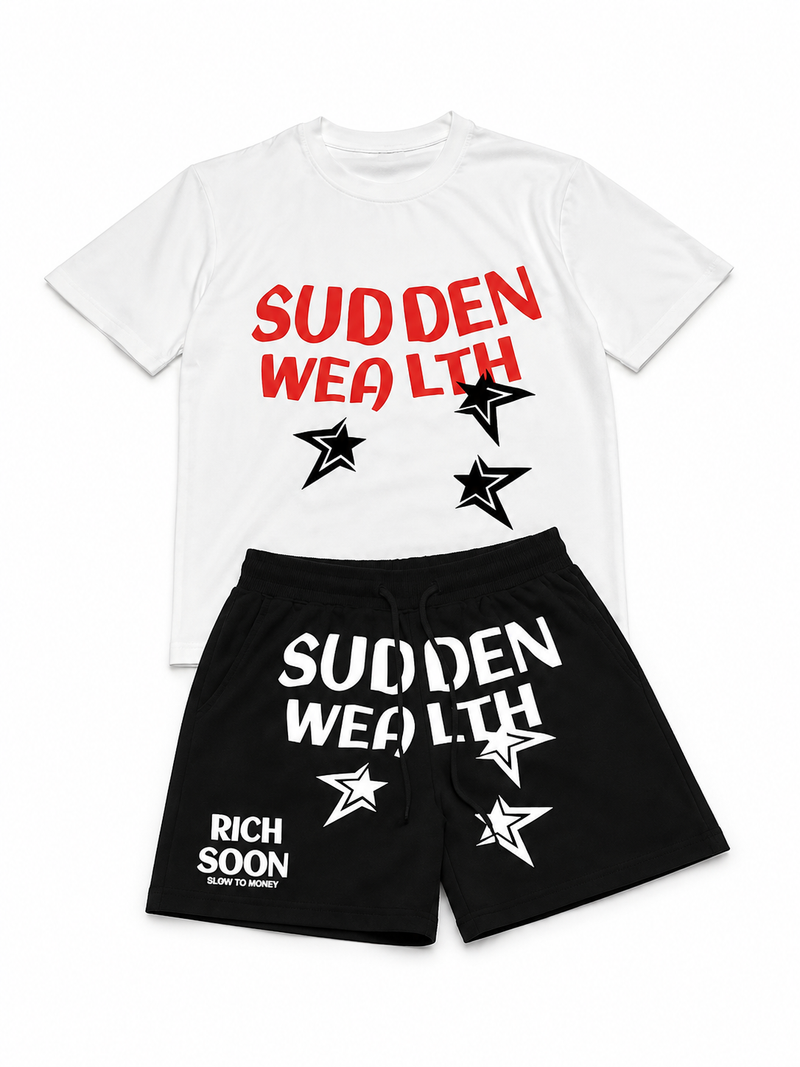 Sudden Wealth — Komplet T-shirt + Spodenki