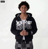 NOXEN "Made Havoc" Oversized Hoodie — Czarny (Black)