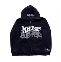 NOXEN "Made Havoc" Oversized Hoodie — Czarny (Black)