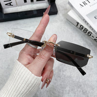 NOXEN Rimless Fashion Sunglasses — Modern Frameless Glasses