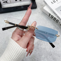 NOXEN Rimless Fashion Sunglasses — Modern Frameless Glasses
