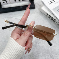 NOXEN Rimless Fashion Sunglasses — Modern Frameless Glasses